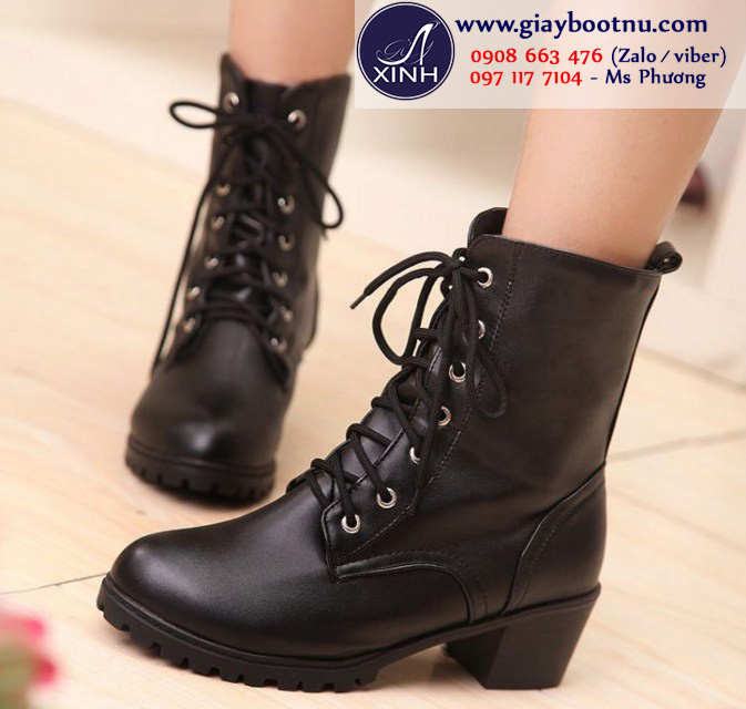 Giày Ankle boot đơn giản hiên đại GBN51 phong cách thời trang cá tính và hiện đại cho dân phượt