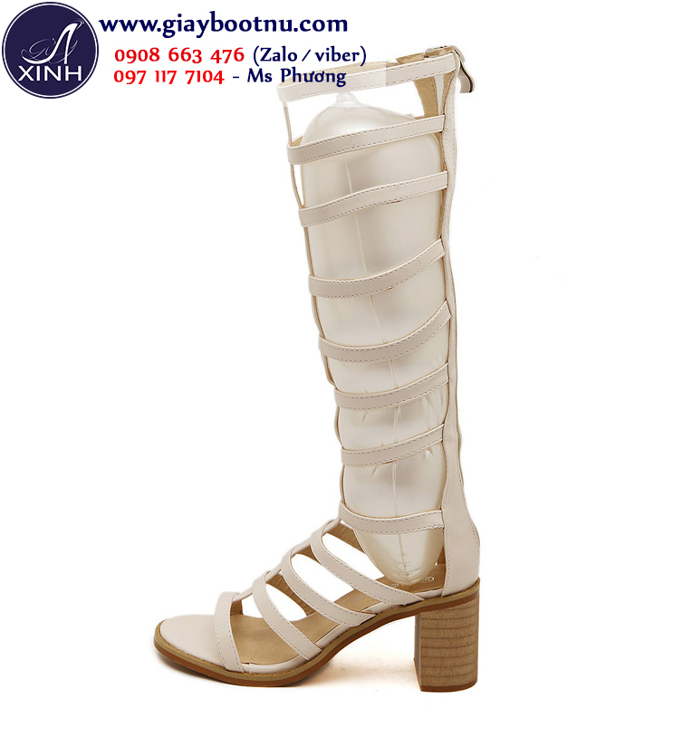 Giày sandal boot cổ cao phong cách La Mã GCC0702