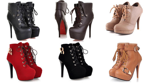 Bộ sưu tập giày boot nữ cao gót