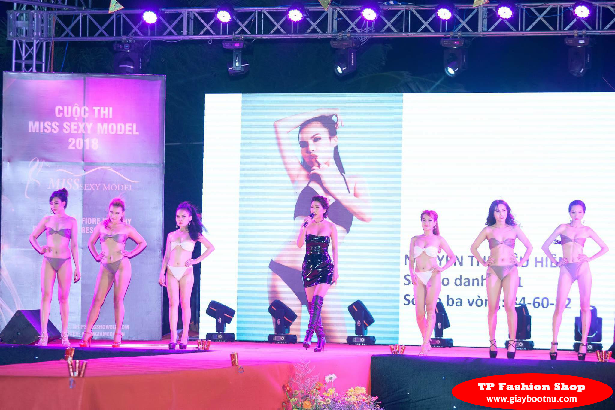 Ca Sĩ Brianna Như Ý biểu diễn trong chương trình Miss Sexy Model 2018