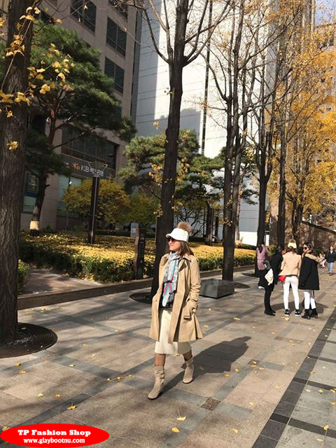 Boot nữ cổ lửng độn đế trẻ trung GBN12601 Boot nữ cổ lửng độn đế trẻ trung GBN12601