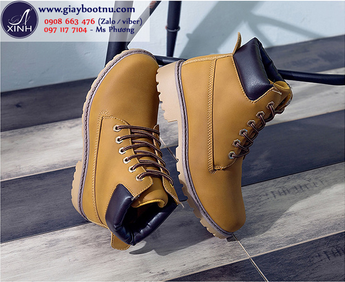 Boot nữ Martin chuẩn sành điệu màu bò GBN18502
