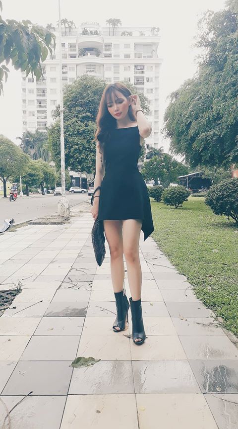 Giày boot nữ hở mũi cổ lửng da bóng ôm chân GBN193 Giày boot nữ hở mũi cổ lửng da bóng ôm chân GBN193