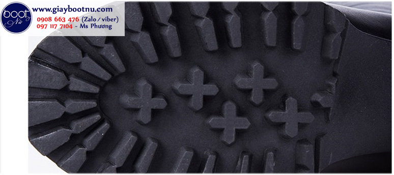 Boot nữ ngang đùi đế vuông sành điệu GCC21 Boot nữ ngang đùi đế vuông sành điệu GCC21