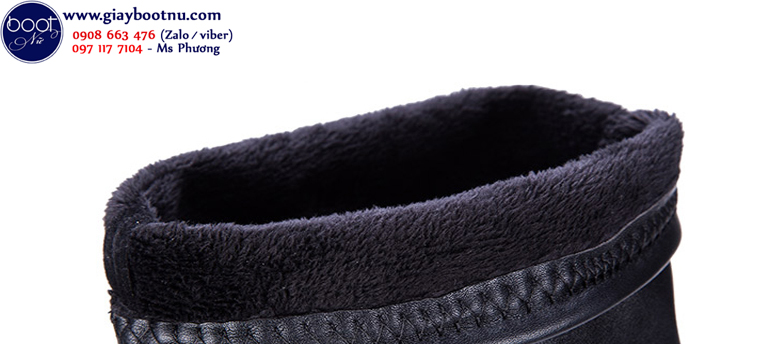 Boot nữ ngang đùi đế vuông sành điệu GCC21 Boot nữ ngang đùi đế vuông sành điệu GCC21