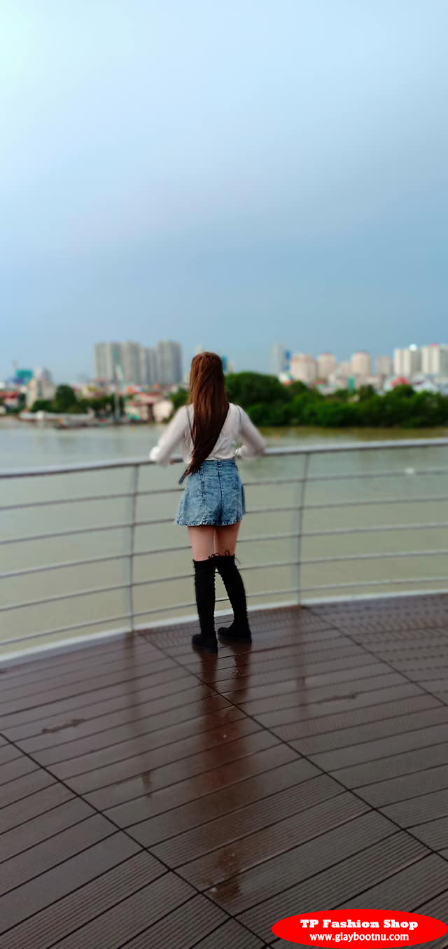 Giày boot nữ ống cao GCC28 cho nàng thoải mái dạo phố hay đi bộ! Giày boot nữ ống cao GCC28 cho nàng thoải mái dạo phố hay đi bộ!