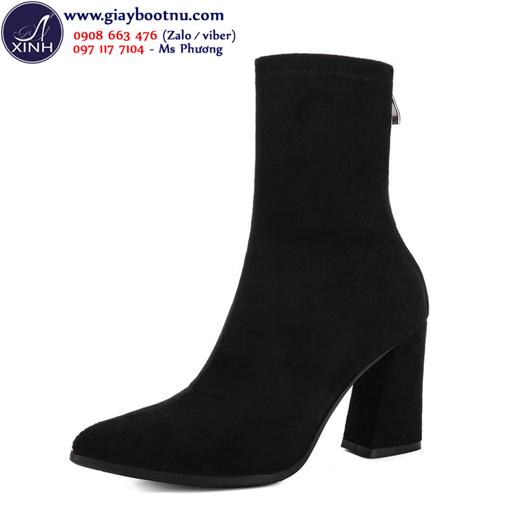 Giày boot nữ phong cách Âu Mỹ sành điệu GBN165 Giày boot nữ phong cách Âu Mỹ sành điệu GBN165